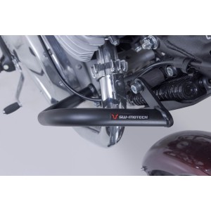 Protecciones laterales de motor Negro. Royal Enfield Classic 650 (24-).