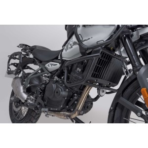 Protecciones laterales de motor Negro. Royal Enfield Himalayan 450 (23-).