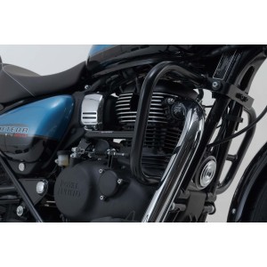 Protecciones laterales de motor Negro. Royal Enfield Meteor 350 (19-).