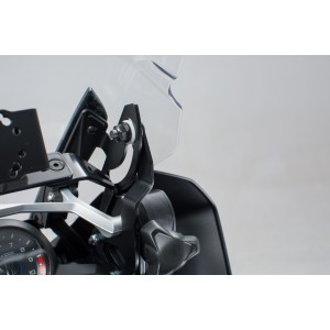 Refuerzo parabrisas Negro. BMW R 1200 GS (12-), R 1250 GS (18-).