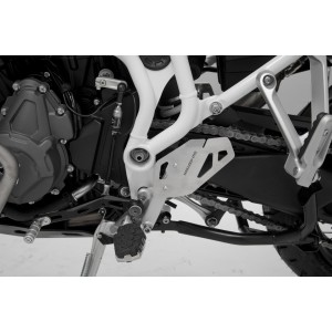 Protector de talón izquierdo Negro. Triumph Tiger 900/GT/Rally/Pro (19-23).