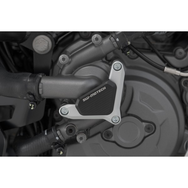 Protección de la bomba de agua Plateado/negro. Para modelos Ducati.