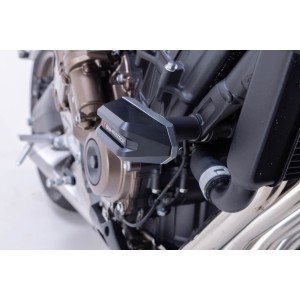 Kit de topes anticaidas Negro. Honda CB650R E-Clutch (23-).