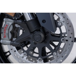 Kit de topes anticaidas para el eje delantero Negro. Modelos KTM / CFMoto / Husqvarna.