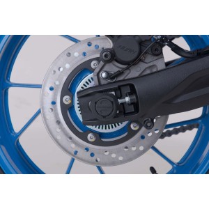 Kits de topes anticaídas para el eje trasero Negro. Suzuki GSX-8S / GSX-8R (22-).