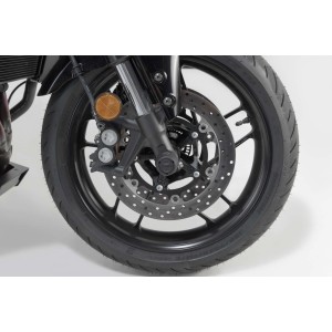 Kit de topes anticaidas para el eje delantero Negro. Yamaha MT-09/SP, XSR900, XT1200Z.