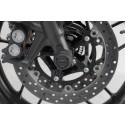 Kit de topes anticaidas para el eje delantero Negro. Yamaha MT-09/SP, XSR900, XT1200Z.