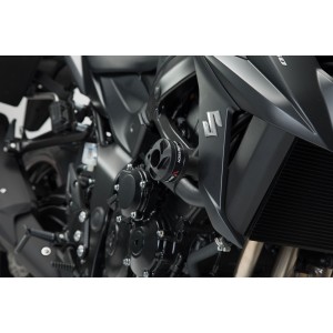 Kit de topes anticaidas Negro. Yamaha MT-03 (16-)/Suzuki GSX-S750 (17-).
