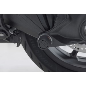 Kits de topes anticaídas para el eje trasero Negro. Modelos BMW con monobasculante en la parte.