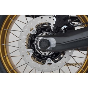 Kit de topes anticaidas para el eje trasero Negro. Modelos BMW, Honda CBR1000RR-R.