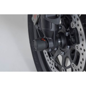 Kit de topes anticaidas para el eje delantero Negro. Modelos BMW.