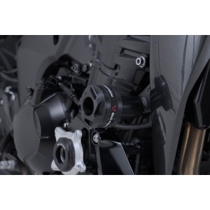 Kit de topes anticaidas Negro. Modelos Kawasaki Z900 (16-), Z1100 (25-).