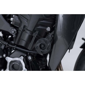 Kit de topes anticaidas Negro. Modelos Kawasaki Z900 (16-), Z1100 (25-).