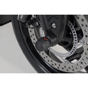 Kit de topes anticaidas para el eje delantero Negro. Modelos Triumph /Honda /Royal Enfield.