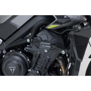 Kit de topes anticaidas Negro. Triumph Street Triple (12-) / Rx (15-).