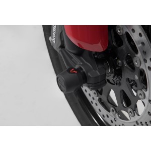 Kit de topes anticaidas para el eje delantero Negro. Ducati Multistrada V4 / Hypermotard 950.
