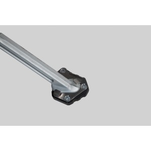 Extension para caballete lateral Negro/Plateado. Triumph Tiger 900/GT/Pro (19-).