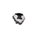 Extension para caballete lateral Negro/plateado. Moto Guzzi Stelvio (23-).