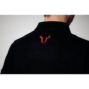 Polo de equipo Core Line. Negro. Hombre. Talla S.