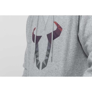 Sudadera con capucha Street Line. Gris. Unisexo. Talla XL.