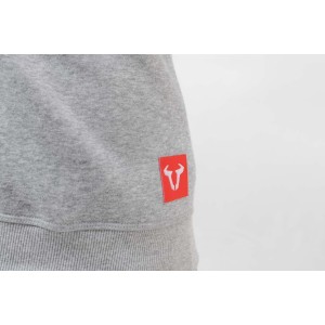 Sudadera con capucha Street Line. Gris. Unisexo. Talla XXL.