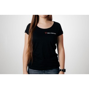 Camiseta Core Line. Negro. Mujer. Talla L.