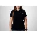Polo de equipo Core Line. Negro. Mujer. Talla M.