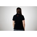 Polo de equipo Core Line. Negro. Mujer. Talla S.