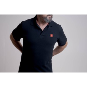 Polo Core Line. Negro. Hombre. Talla M.