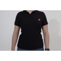 Polo Core Line. Negro. Mujer. Talla XS.