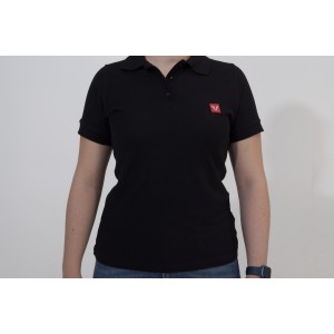 Polo Core Line. Negro. Mujer. Talla XS.