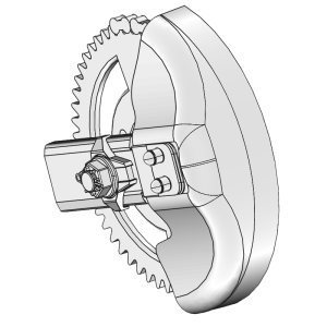 KAWASAKI ZX-4R - Protector de cadena Negro satinado