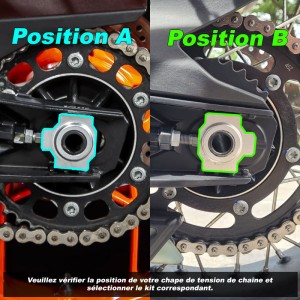 KTM 890 SMT - Protector de cadena Naranja