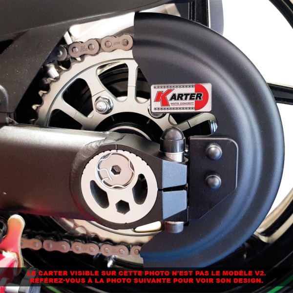 KAWASAKI Z1000SX de 2011 a 2019 - Protector de cadena Negro