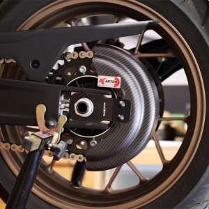 YAMAHA FAZER 1000 de 2001 a 2005 - Protector de cadena Carbono mate