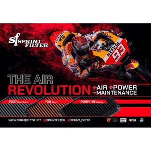 Sprint Filter Special R Filtro especial de aire MV Agusta F3 2012 (Filtro Aire Carbono)