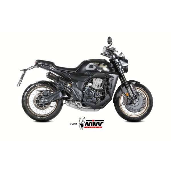 Mivv Slip-On X-M1 Black Zontes ZT 350 GK 2022-25