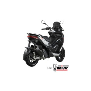 Mivv Slip-On Mover Black Aprilia SR 200 GT 2022-24