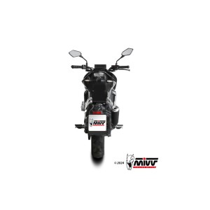Mivv Full system 1x1 X-M1 Black CF Moto 300NK 2021-24