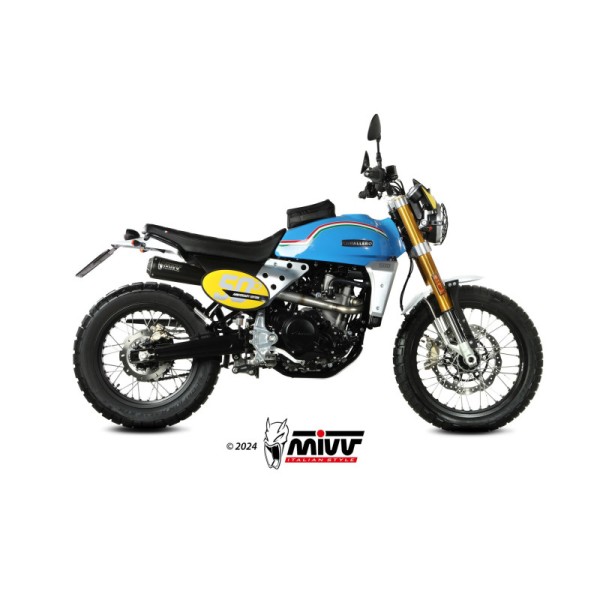 Mivv Full System 1x1 X-M1 Black FANTIC CABALLERO 500 2021-24