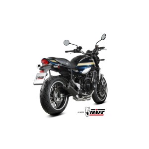 Mivv Slip-On HR-1 Black con tapa en carbono Kawasaki Z900 RS 2018-24