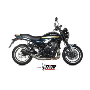 Mivv Slip-On HR-1 Black Kawasaki Z900 RS 2018-24