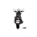 Mivv Slip-On HR-1 Black con tapa en carbono larga Honda CMX 1100 Rebel 2022-24