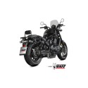 Mivv Slip-On HR-1 Black con tapa en carbono Honda CMX 1100 Rebel 2022-24