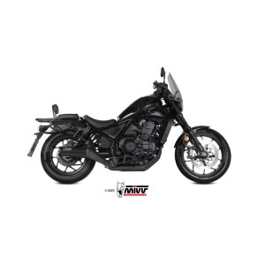 Mivv Slip-On HR-1 Black Honda CMX 1100 Rebel 2022-24