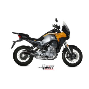 Mivv Slip-On GP Pro Black Moto Guzzi Stelvio 2024-25