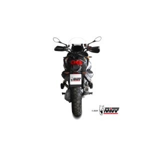 Mivv Slip-On GP Pro Black Moto Guzzi Stelvio 2024-25