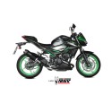 Mivv Slip-On AK-1 Black con tapa de carbono Kawasaki Z500 / SE 2024-25