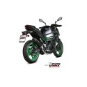Mivv Slip-On AK-1 Black con tapa de carbono Kawasaki Z500 / SE 2024-25
