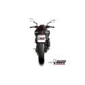 Mivv Slip-On AK-1 Black con tapa de carbono Kawasaki Z500 / SE 2024-25